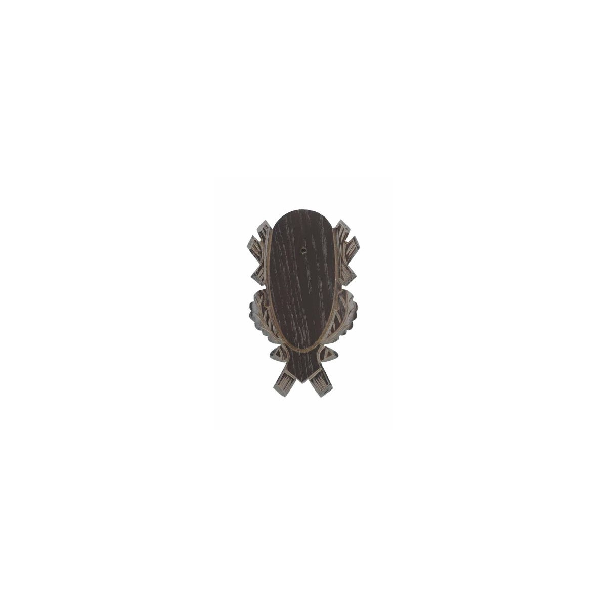 Trofæplade - sort 18x9