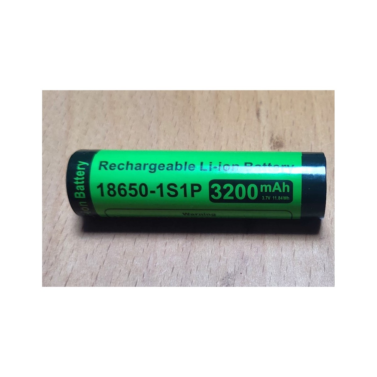 18650 Li-ion Genopladelig Batteri 3,7 V med flad Top